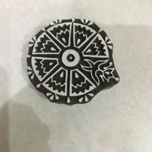 Fair Trade Floral Mandala Wood Stamp; Pottery Stamp; Wood Printing Block; Indian Stamp; Soap Stamp; Textile Print Block; Mandala stamp