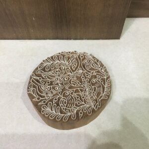 Fair Trade Design Carved Indian Wooden Printing Block Stamp Artistic Shapes  hand carved Indian  block; textile stamp; pottery stamp,