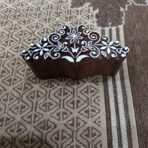 A Oriental Stamp,pottery stamp ceramic mould scrapbooking tjap batik printing floral carved stamps.