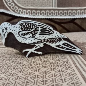 Vulture Bird ,pottery stamp ceramic mould scrapbooking tjap batik printing floral carved stamps.