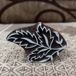 A Leaves with leaves pottery stamp ceramic mould scrapbooking tjap batik printing floral carved stamps