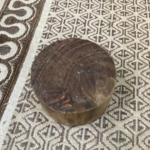 A Mandala,  hand carved Indian wood printing block; textile stamp; pottery stamp,