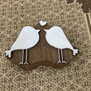 Loving Bird pottery stamp ceramic mold scrapbooking tjap batik printing floral carved stamps.