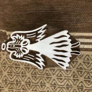 Fairy Wooden Printing Block Stamp, hand carved Indian wood printing block; textile stamp; pottery stamp,