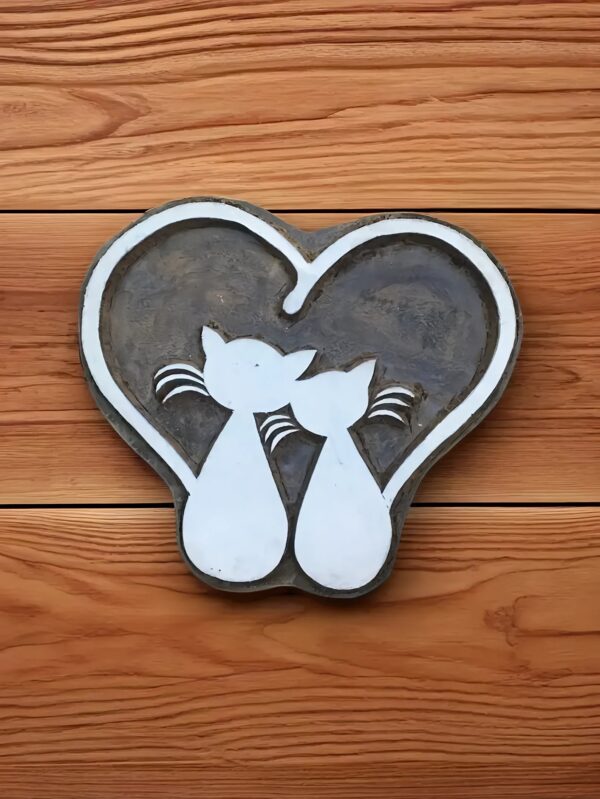 loving cats, pottery stamp ceramic Mould scrapbooking tjap batik printing floral carved stamps.