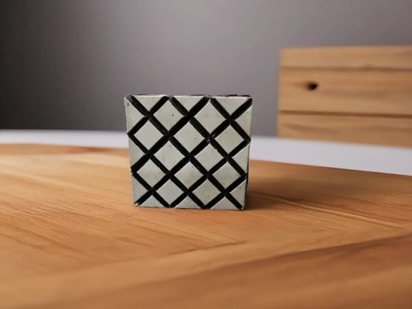 Mini square 3 pottery stamp ceramic mold scrapbooking