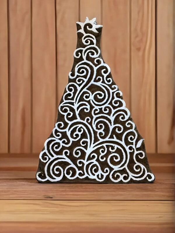 Christmas tree stamp.