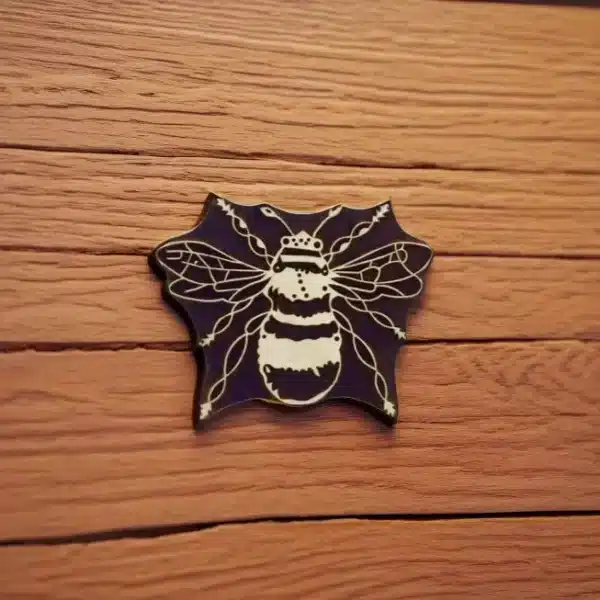 Indian Wooden Printing Block - Bee (5 sizes)