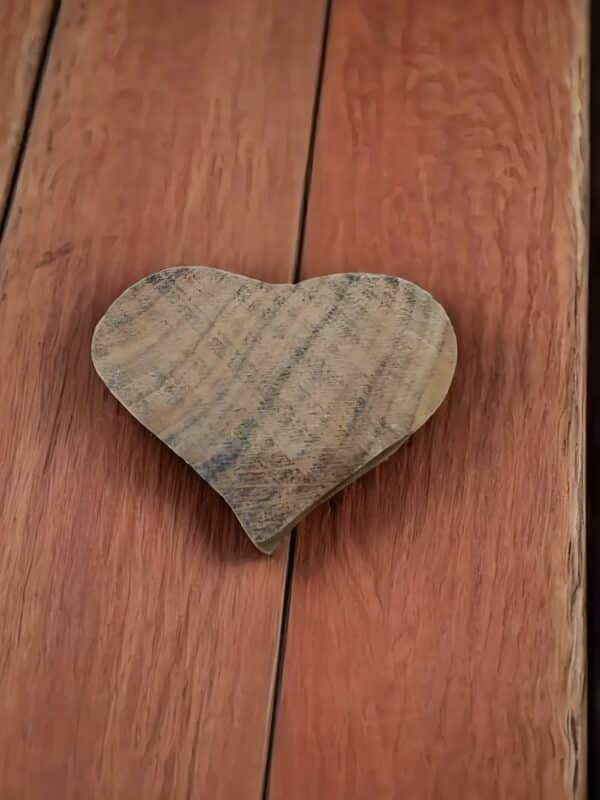 Stylish Heart pottery stamp ceramic mold scrapbooking tjap batik printing floral carved stamps. - Image 3