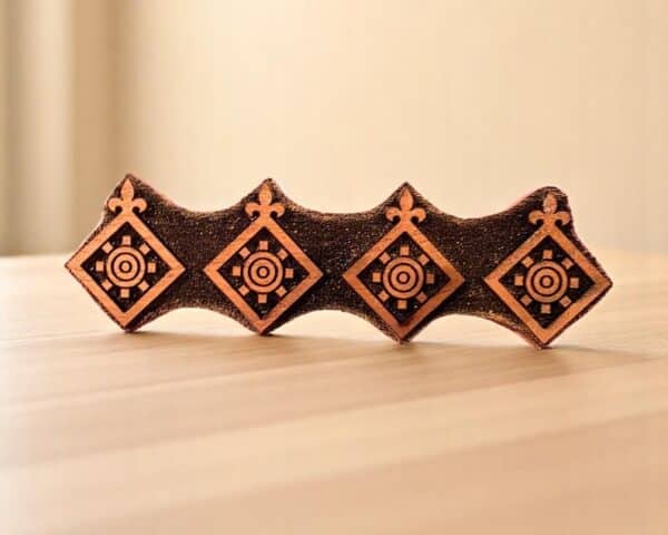 Order of the Mark Trim Bar Woodcut Stamp for Wood - Image 3
