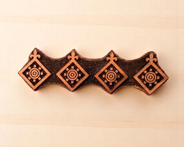 Order of the Mark Trim Bar Woodcut Stamp for Wood