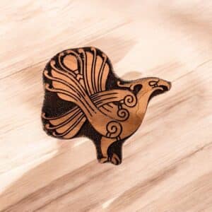 Ringerike Eagle Woodcut Stamp for Wood Block