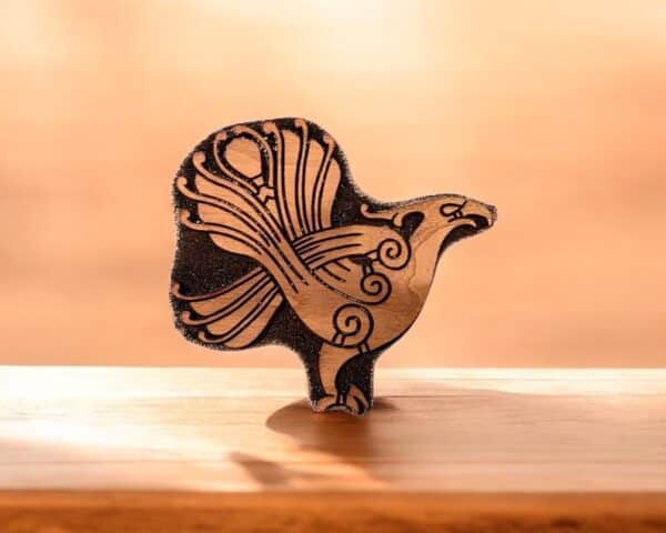 Ringerike Eagle Woodcut Stamp for Wood Block - Image 3