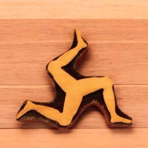 Leg Triskele from Isle of Man Woodcut Stamp for Wood Block