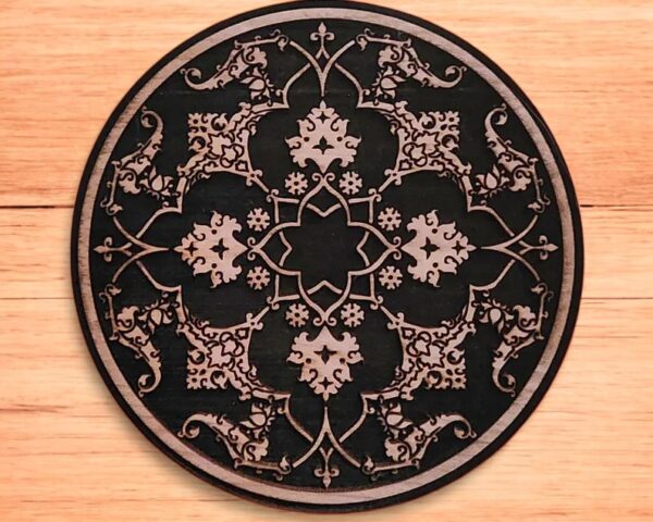 Persian Decorative Roundel Woodcut Stamp for Wood Block
