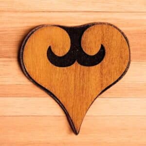 German Cloven Seeblatt Style #2 Stamp for Wood Block