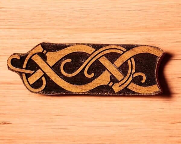 Tiling Mamman Vine Design Trim Bar Woodcut Stamp for Wood Block