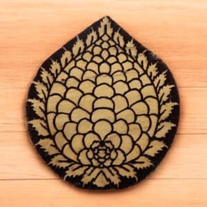 16th Century Ottoman Pomegranate Detail Woodcut Stamp for Block