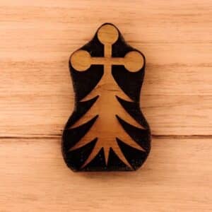 15th Century Bavarian Ermine Woodcut Stamp for Wood Block