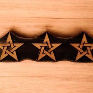Star Trim Bar Woodcut Stamp for Wood Block