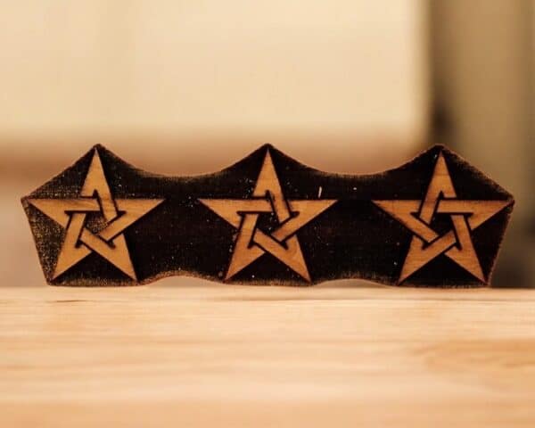 Star Trim Bar Woodcut Stamp for Wood Block - Image 3