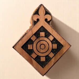 Order of the Mark Badge Woodcut Stamp for Wood