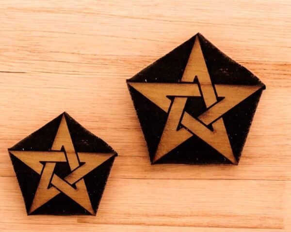 Five Pointed Star Woodcut Stamp for Wood Block - Image 3