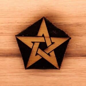 Five Pointed Star Woodcut Stamp for Wood Block