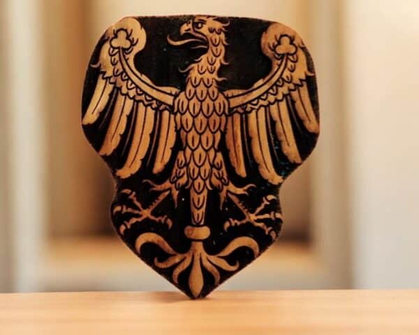 Heraldic Eagle Displayed Woodcut Stamp for Wood Block - Image 3