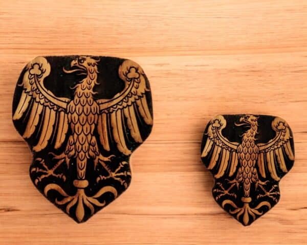 Heraldic Eagle Displayed Woodcut Stamp for Wood Block - Image 2