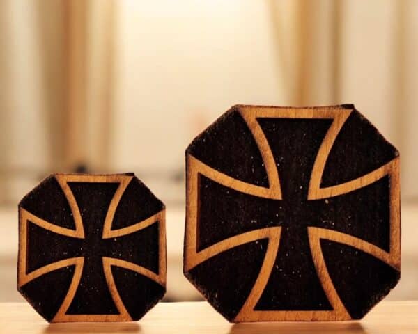 Cross Buttony Woodcut Stamp for Wood Block (Copy) - Image 3