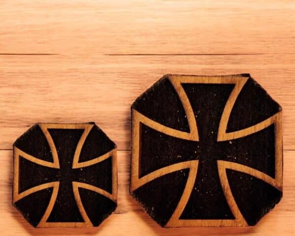 Cross Buttony Woodcut Stamp for Wood Block (Copy) - Image 2